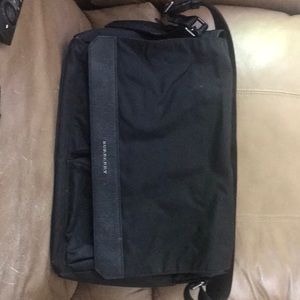 Burberry crossbody, diaper bag with accessory bag.